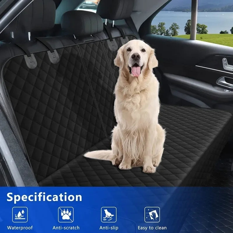 Waterproof Car BackSeat Pet Cover – Nonslip, Universal Protector for Dogs & Cats