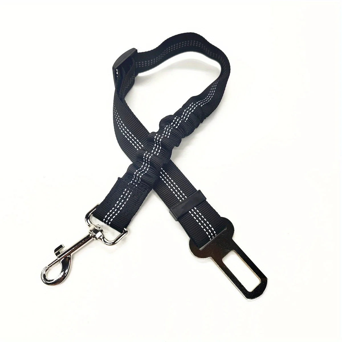 Adjustable Pet Car Seat Belt – Dog & Cat Safety Harness Clip for Vehicles
