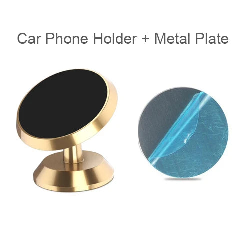 Universal Magnetic Car Phone Mount and Plate