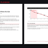 Inside pages of The Car Buyer's Playbook