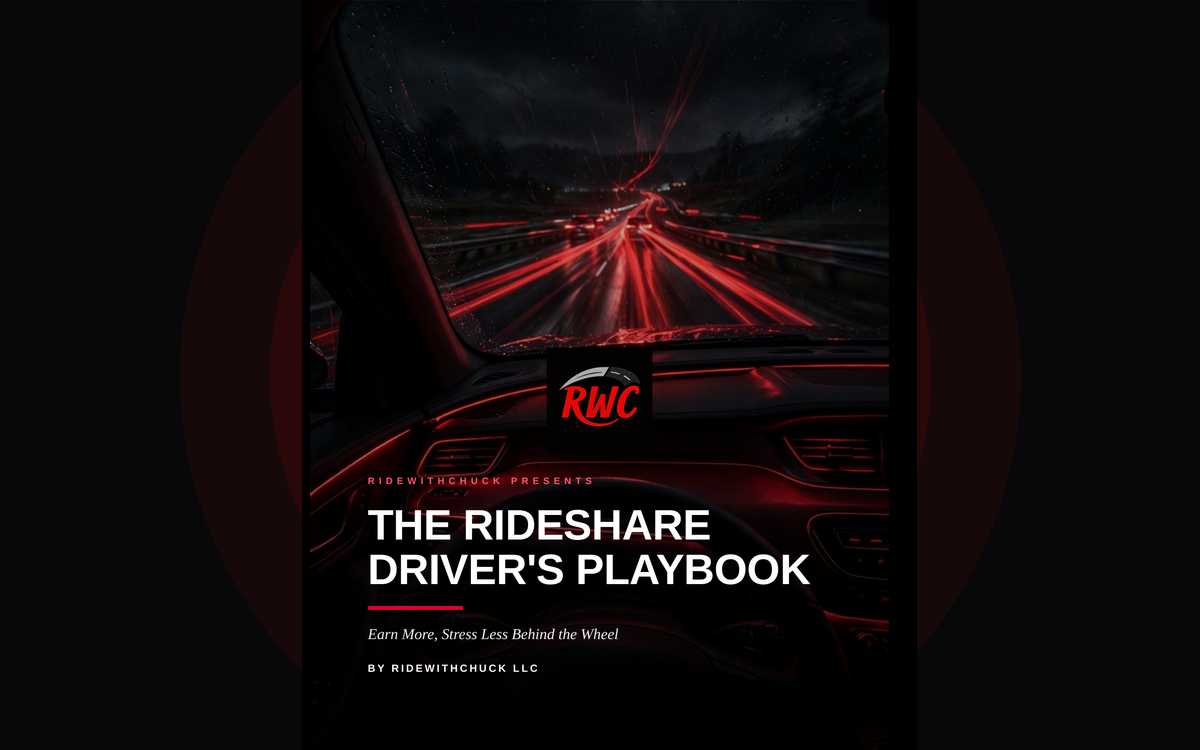The Rideshare Drivers Playbook ebook cover