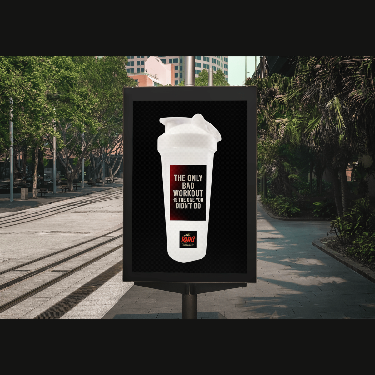 Ridewithchuck Protein Shaker - Motivational Gym Bottle for Fitness Enthusiasts